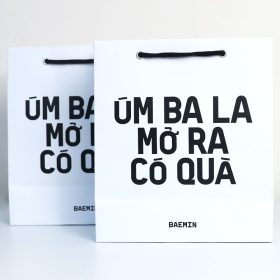 In túi giấy Baemin đẹp In Hộp Giấy DZ