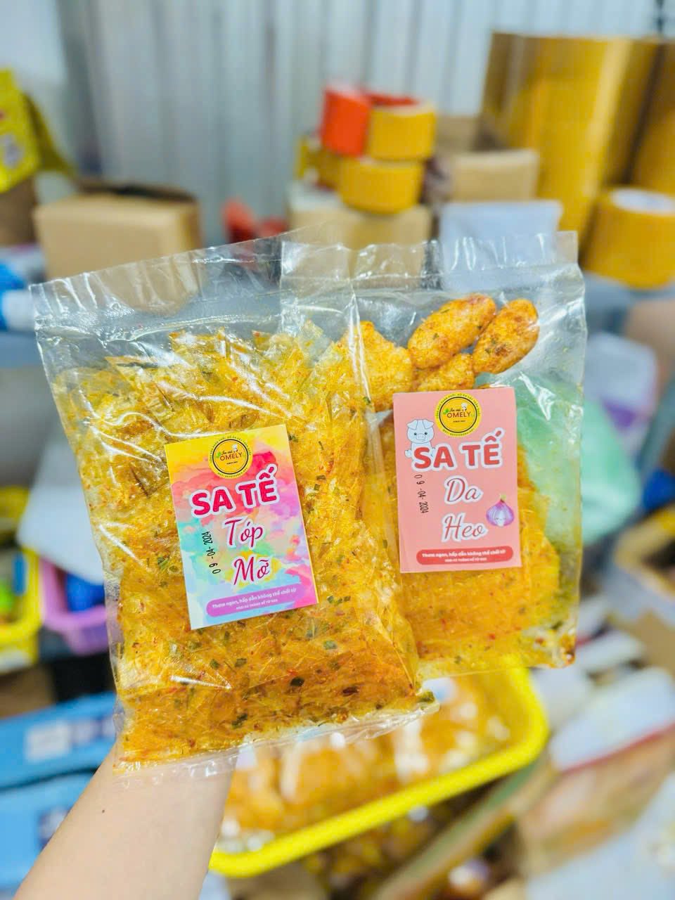 Mẫu tem nhãn bánh tráng 3