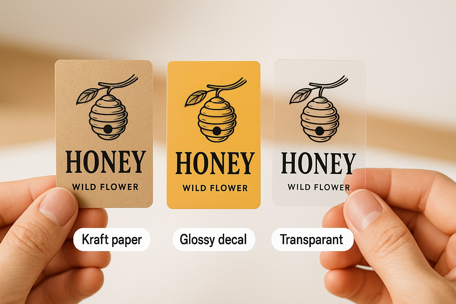 Chất Liệu Tem Nhãn Phổ Biến