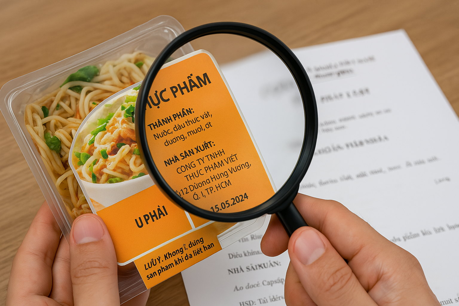 Yêu cầu từ Luật Công Thương và An Toàn Thực Phẩm 