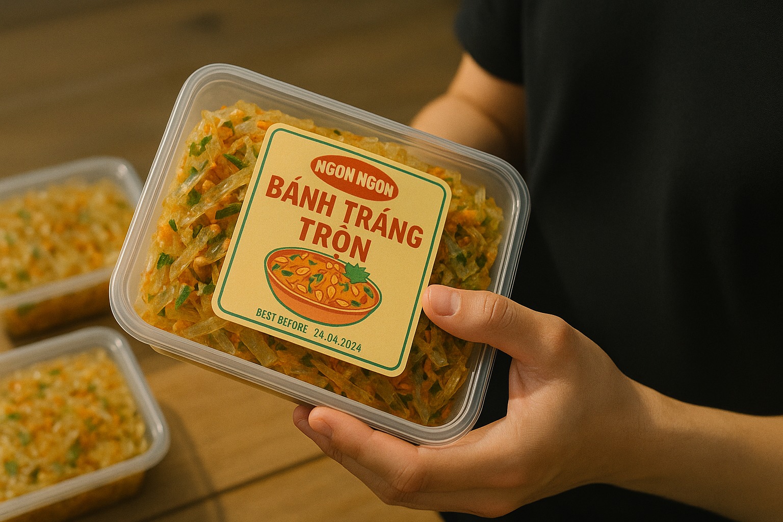 Vì Sao Cần Sử Dụng Tem Nhãn Cho Bánh Tráng Trộn