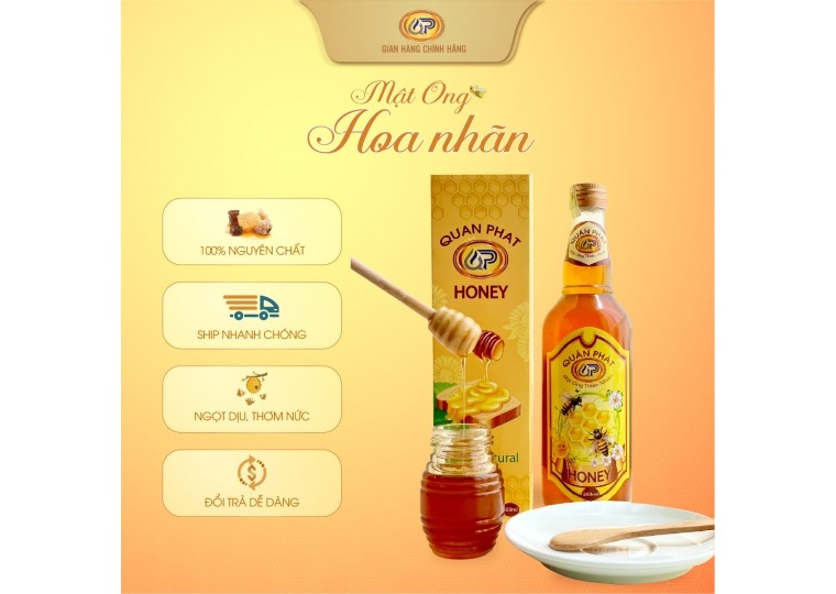 combo nhãn dán chai mật ong kèm hộp mềm