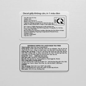 Xưởng in tem phụ sản phẩm, hàng hóa nhập khẩu, lấy nhanh 2h tại HCM