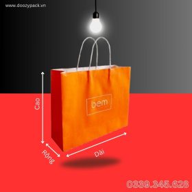 Xưởng in túi giấy shop thời trang, cửa hàng quần áo theo yêu cầu, mọi số lượng, giá rẻ HCM