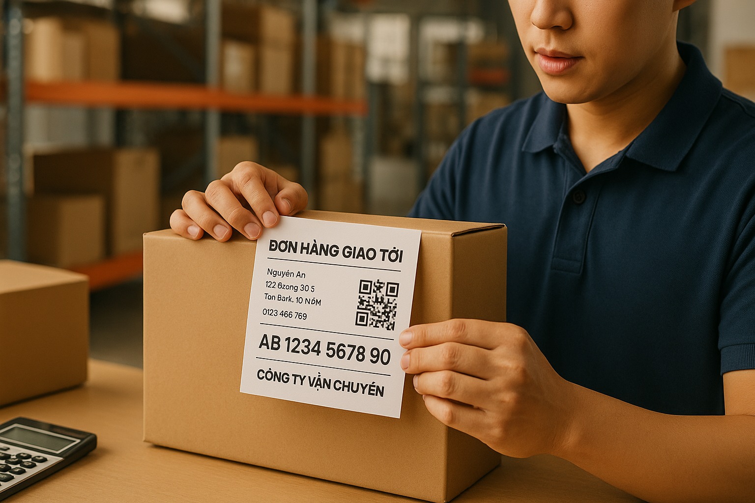 nhà máy in tem dán thùng