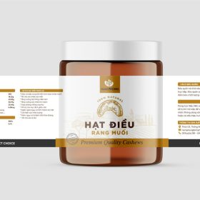 Mẫu tem nhãn hạt điều 07