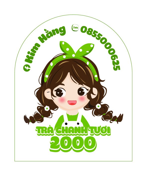 Mẫu tem đồ ăn vặt 05