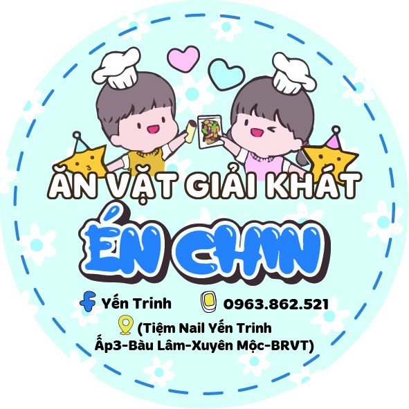 Mẫu tem nhãn đồ ăn vặt 08