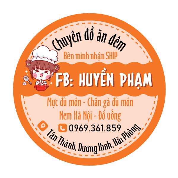 Mẫu tem nhãn đồ ăn vặt 13