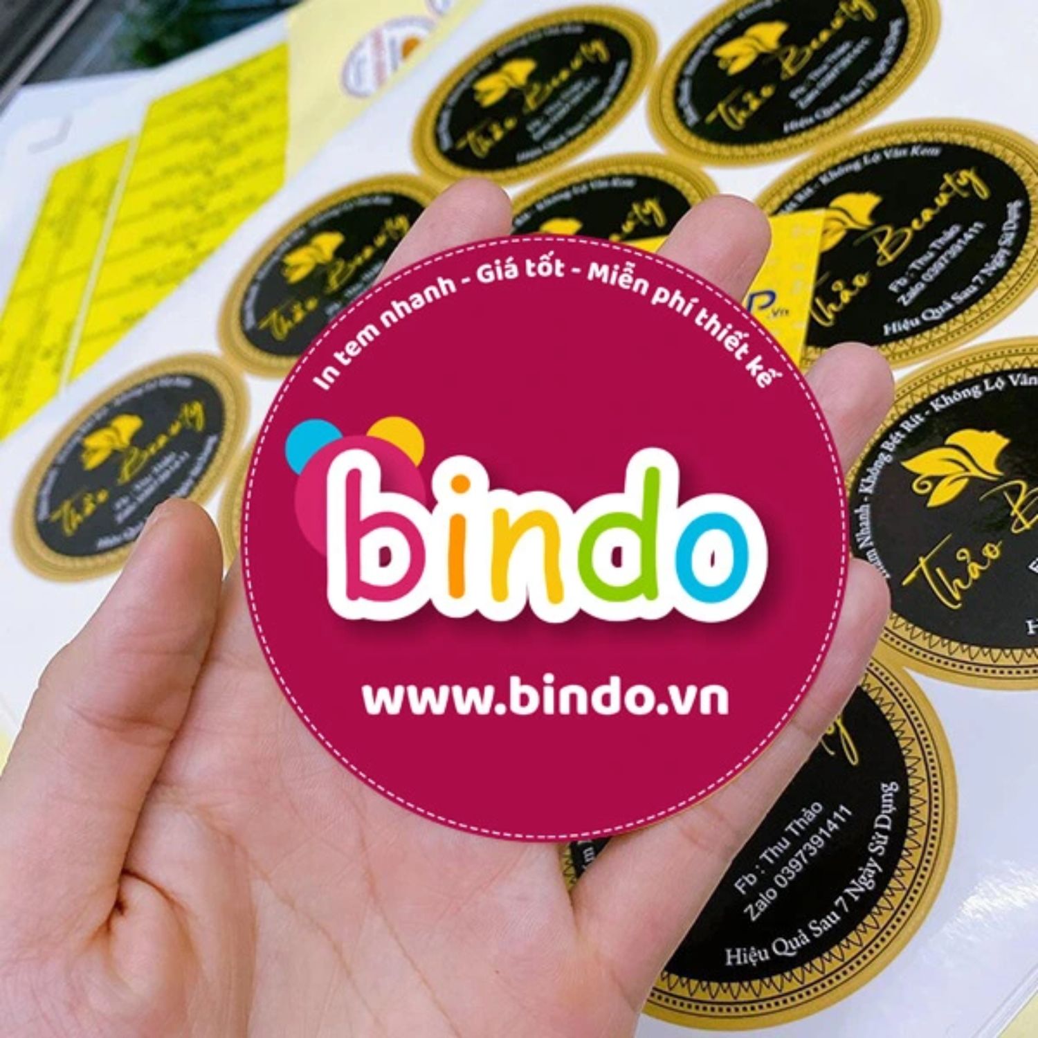 In tem dán nhanh, lấy liền