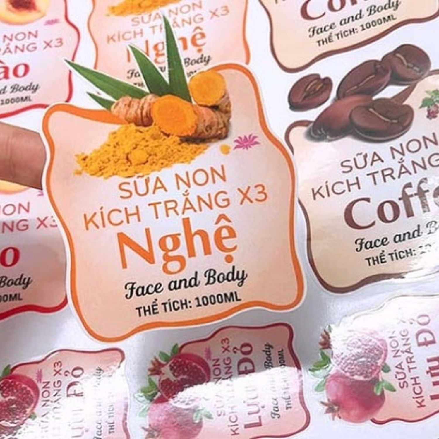 In ấn tem nhãn mỹ phẩm