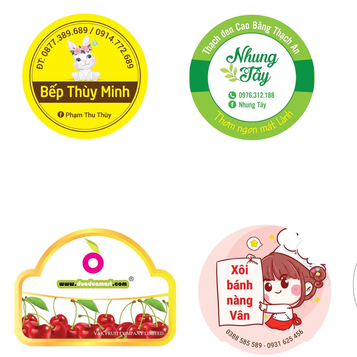 Sản xuất tem đồ ăn lấy liền