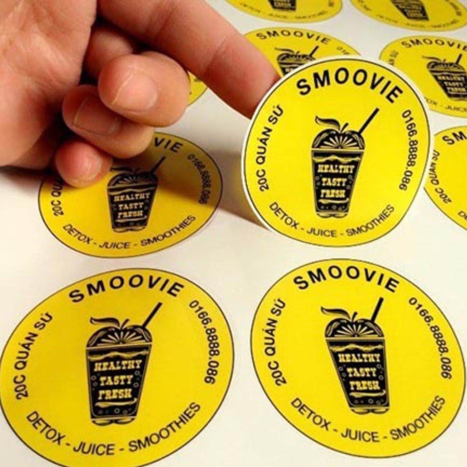 In tem nhãn Smoothies giá rẻ