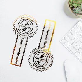 Địa chỉ in tem niêm phong nắp chai, nhãn dán niêm phong chỉ từ 100đ/tem - Thiết kế miễn phí từ 1000 tem