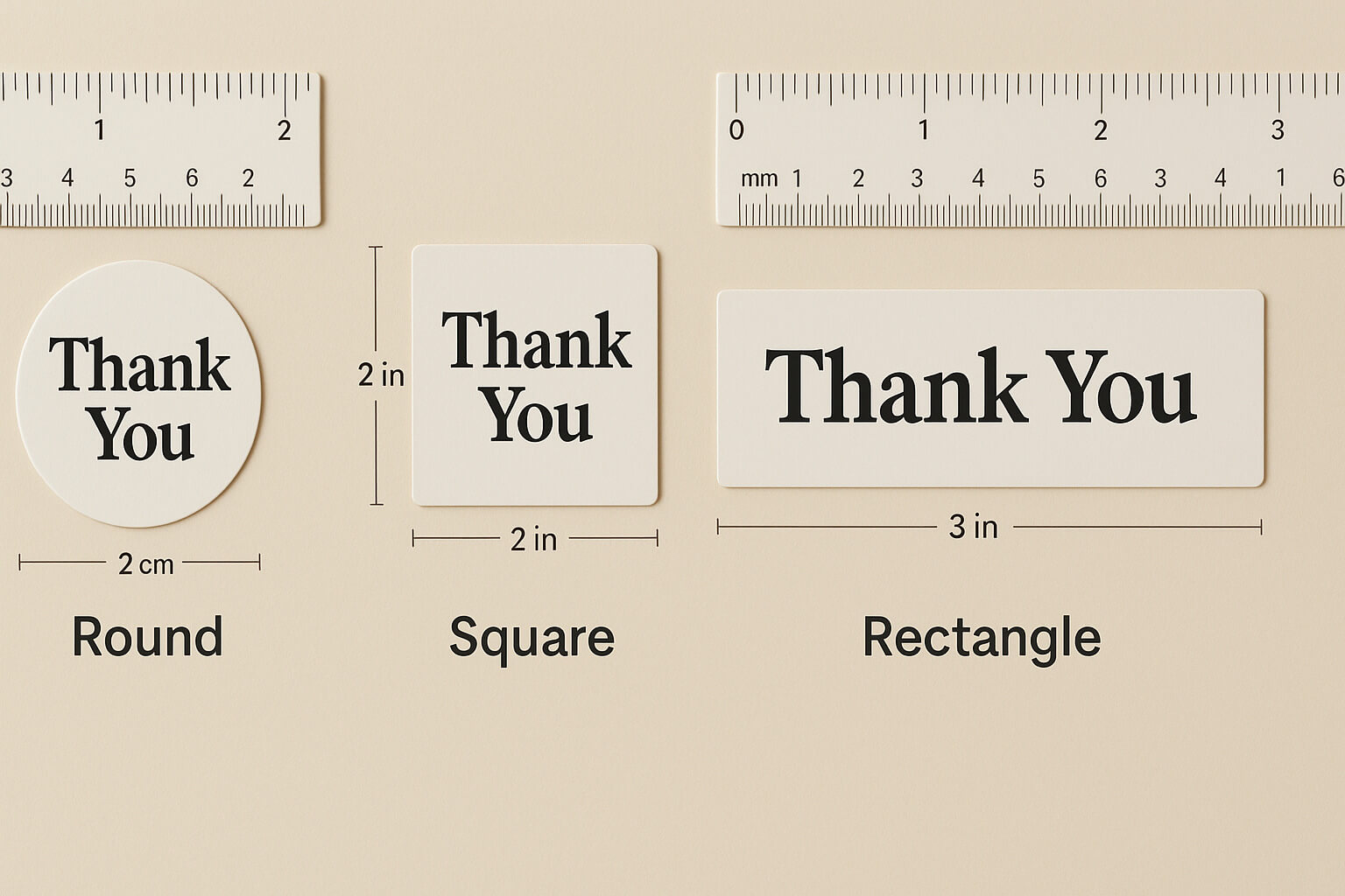 Xưởng in tem nhãn dán Thank You, sticker dán cảm ơn cute - Thiết kế miễn phí từ 1.000 tem