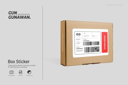 stickerdán thùng carton