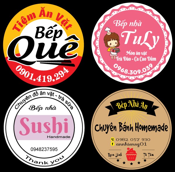 Mẫu tem nhãn đồ ăn vặt 17