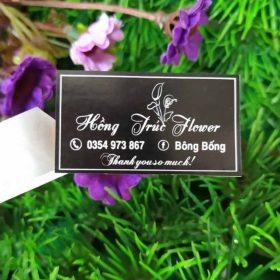 Xưởng chuyên in tem dán hoa tươi, nhãn dán shop hoa tươi giá tốt từ 250đ/tem tại HCM