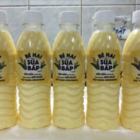 Nhãn dán chai sữa bắp
