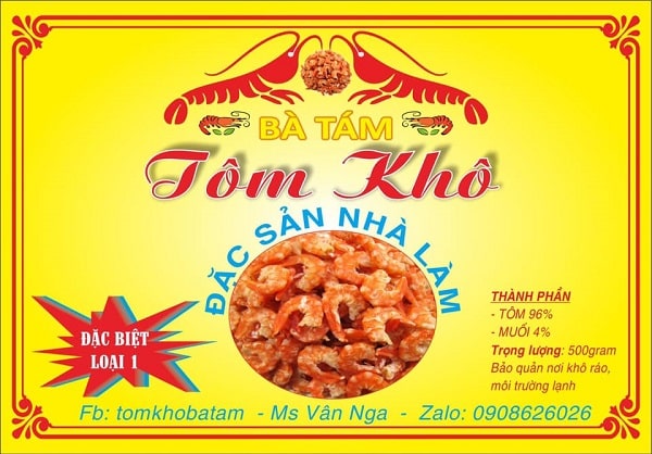 mẫu tem nhãn tôm khô 3