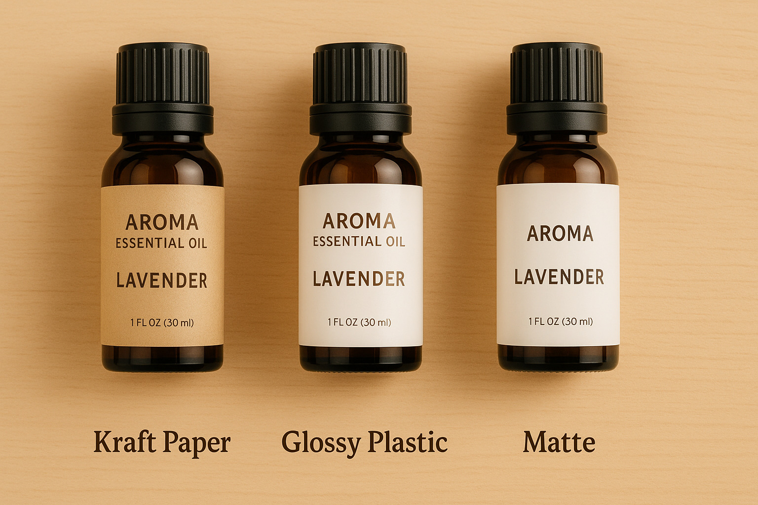 Xưởng in tem nhãn tinh dầu, nhãn dán chai lọ tinh dầu giá tốt, từ 200đ/tem - Miễn phí thiết kế từ 1.000 tem trở lên