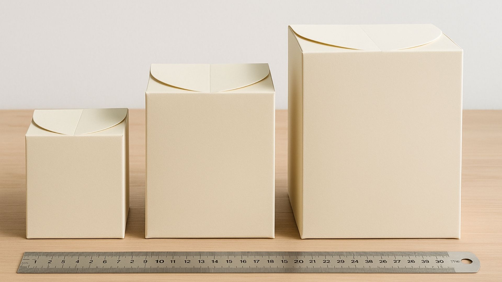 Kích thước phổ biến của hộp cánh bướm - Hình minh hoạ