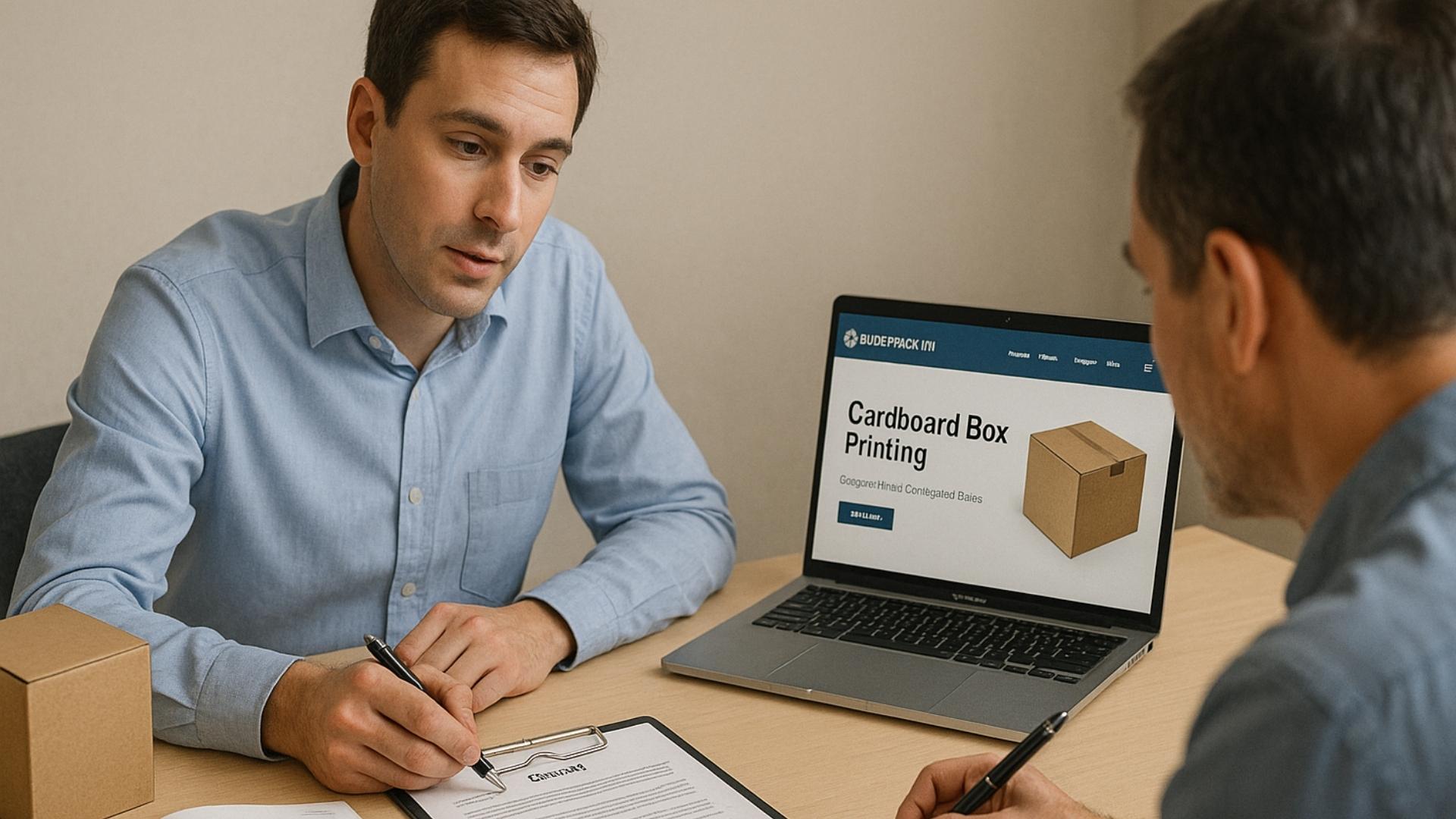 Quy trình đặt in hộp carton lạnh tại In Hộp Giấy DZ 