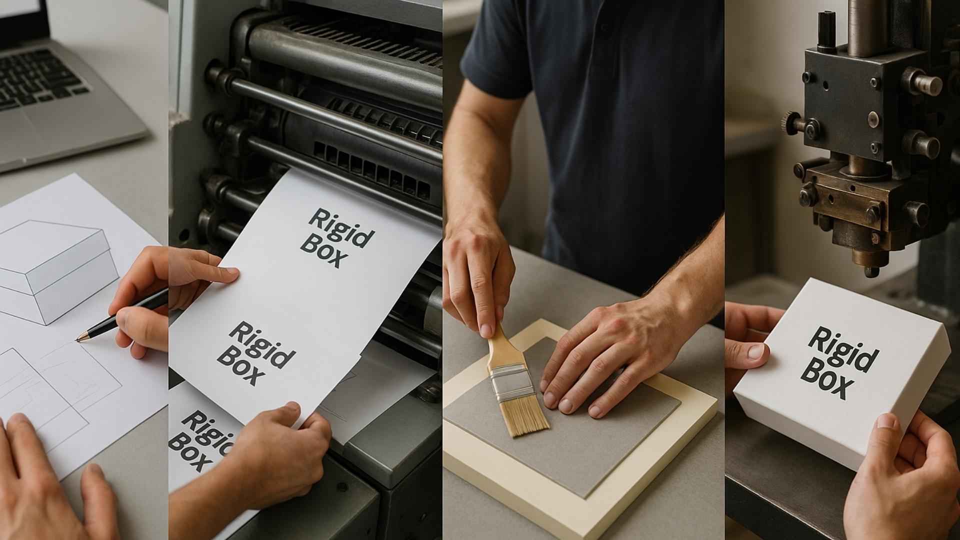 Quy trình in hộp cứng tại In Hộp Giấy DZ - Hình minh hoạ