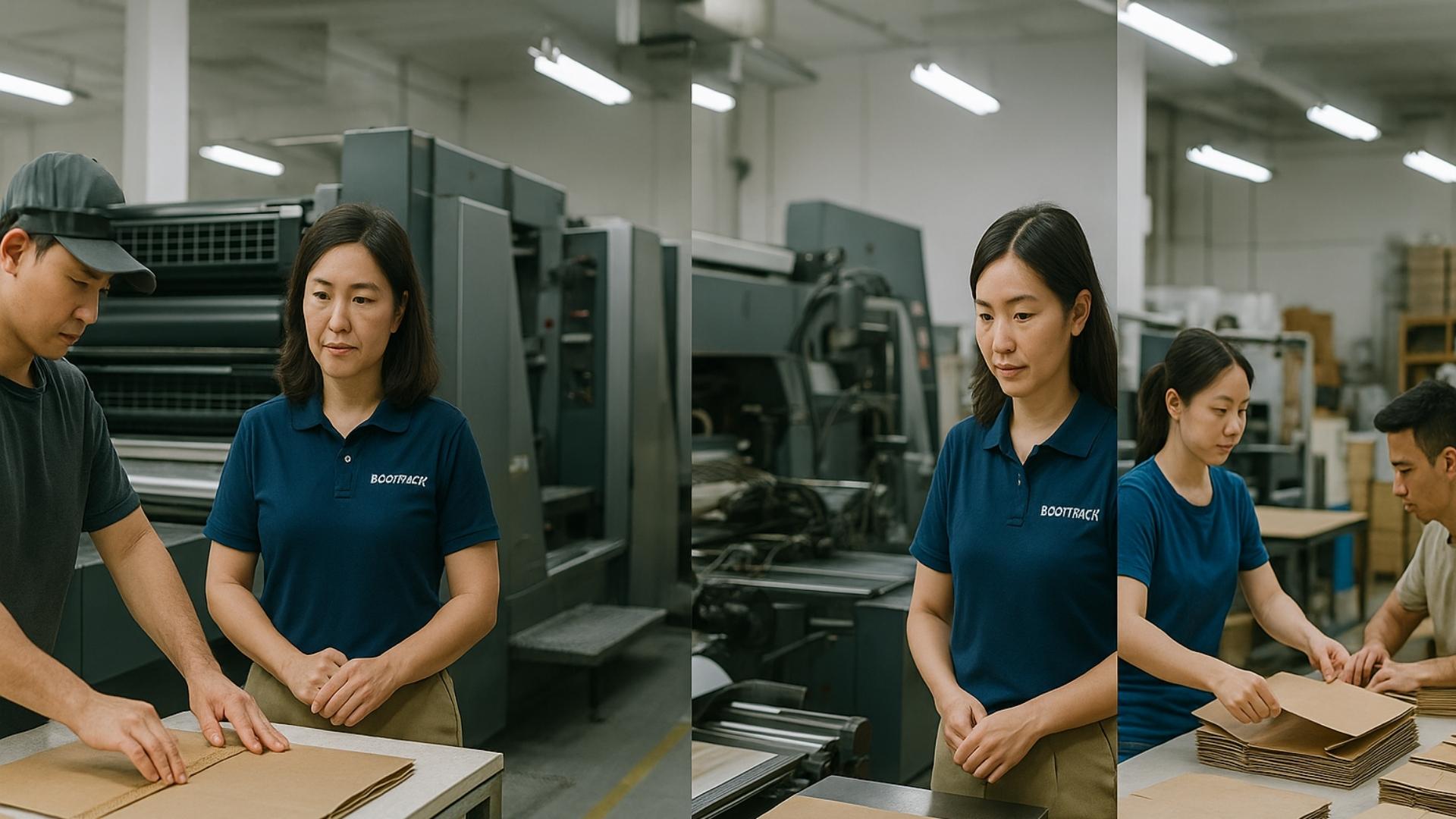 Quy trình làm túi giấy tại In Hộp Giấy DZ